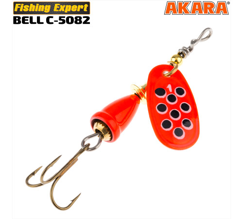 Блесна вертушка Akara Bell C-5082 (13 гр) цвет 200/Red