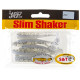 Силиконовые приманки Lucky John Pro Series SLIM SHAKER 3,0in Z02, 9шт, виброхвост