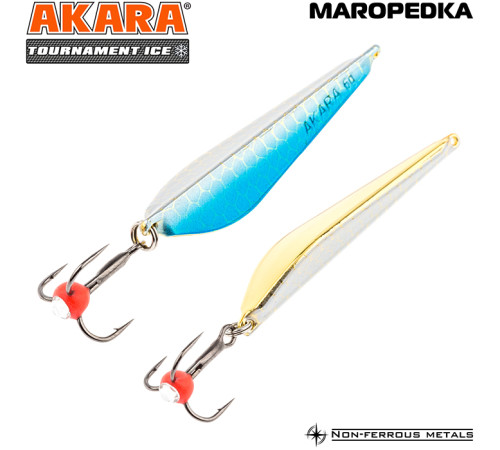 Блесна зимняя Akara Tournament Ice Maropedka, 11 гр цвет 1/Go