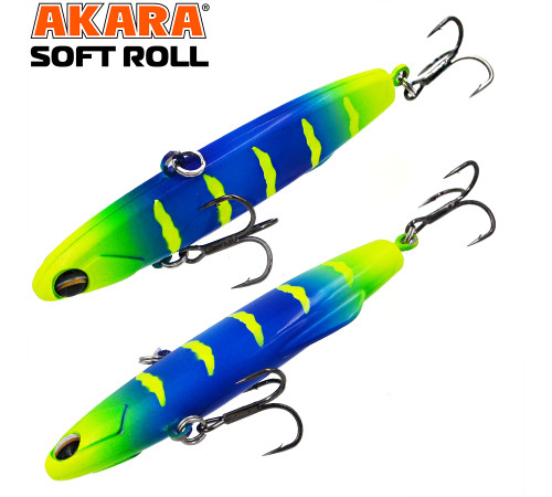 Воблер Akara раттлин Soft Roll 80, цвет A293