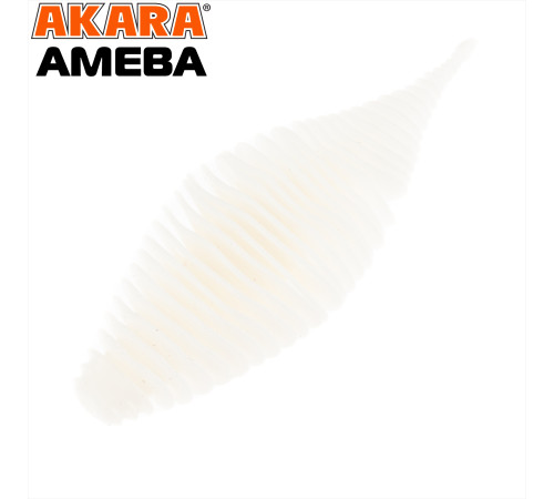 Силиконовые приманки Akara Ameba 65 мм,  цвет #02T, 4 шт.