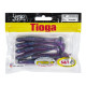 Силиконовые приманки Lucky John Pro Series TIOGA 3.4in T91, 6шт, виброхвост