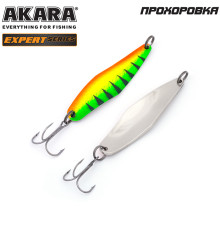 Блесна колеблющаяся Akara Expert Прохоровка 80 (25 гр) цвет 6/SIL