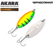 Блесна колеблющаяся Akara Expert Черноспинка 65 (15 гр) цвет 6/SIL
