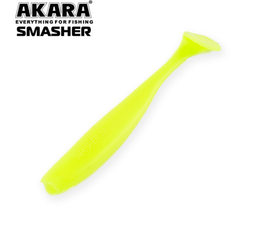 Силиконовые приманки Akara Smasher 70 мм,  цвет #04Y, 5 шт.