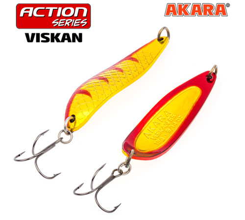 Блесна колеблющаяся Akara Action Series Viskan 65 (15 гр) цвет AB129