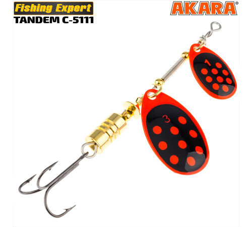 Блесна вертушка Akara Tandem №4/2 (10 гр) цвет 194