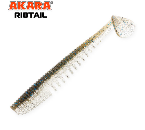 Силиконовые приманки Akara Ribtail 90 мм,  цвет #465, 4 шт.