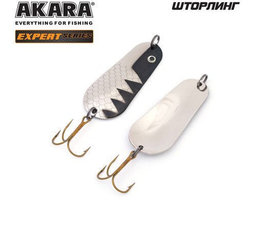 Блесна колеблющаяся Akara Expert Шторлинг 65 (22 гр) цвет 13/SIL
