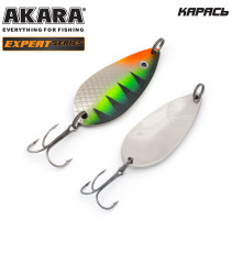 Блесна колеблющаяся Akara Expert Карась 65 (18 гр) цвет 18/SIL