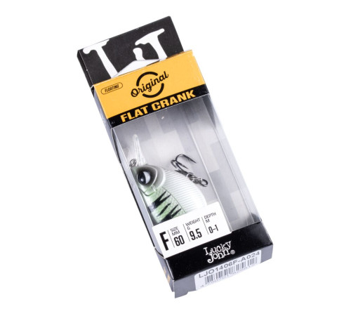 Воблер Lucky John Original FLAT CRANK 60F, цвет A024