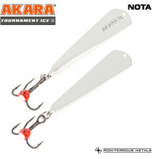 Блесна зимняя Akara Tournament Ice Nota, 5 гр цвет Sil