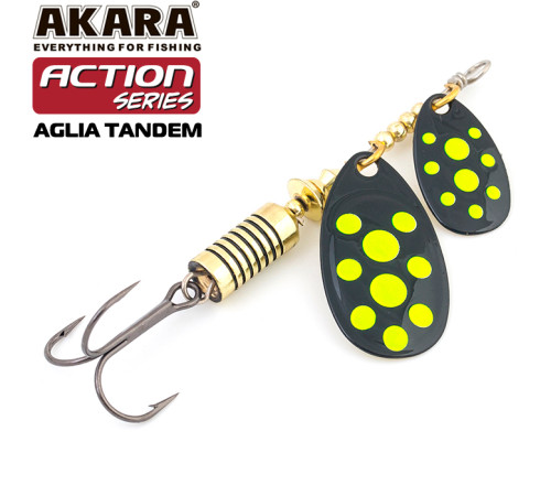 Блесна вертушка Akara Action Series Aglia Tandem №1/3 (8 гр) цвет A7