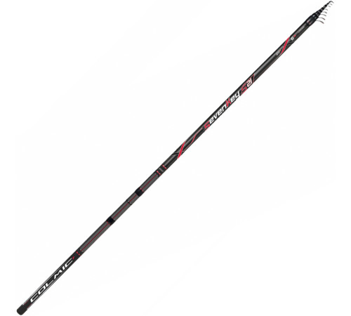 Удочка с кольцами Colmic Seven Key S21, углеволокно, 5 м, тест: до 20 г, 220 г