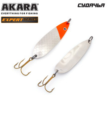 Блесна колеблющаяся Akara Expert Судачья 70 (17 гр) цвет 3/Sil