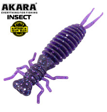 Силиконовые приманки Akara Eatable Insect 35 мм, цвет #X040, 8 шт.