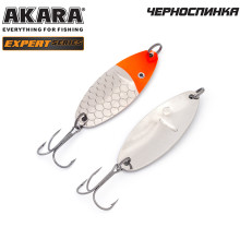 Блесна колеблющаяся Akara Expert Черноспинка 65 (15 гр) цвет 3/Sil