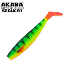 Силиконовые приманки Akara Seducer 100 мм,  цвет #R12, 3 шт.
