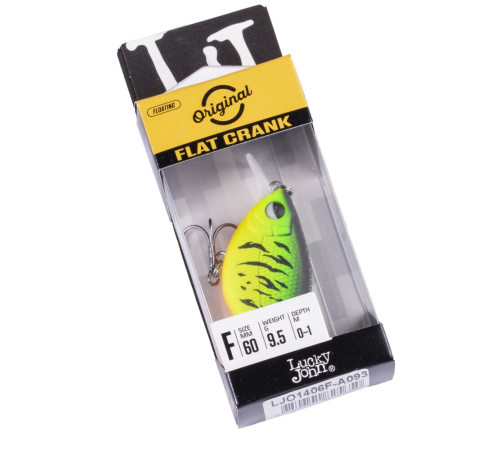 Воблер Lucky John Original FLAT CRANK 60F, цвет A093