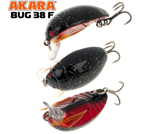 Воблер Akara Bug 38F (цвет 9)