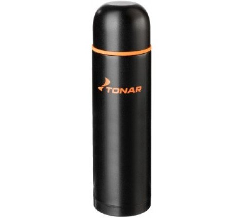 Термос TONAR 1200ML HS.TM-026  черный (дополн.пласт.чашка)
