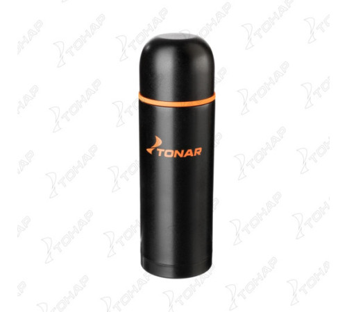 Термос TONAR 1000ML HS.TM-025  черный (дополн.пласт.чашка)