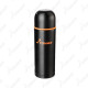 Термос TONAR 1000ML HS.TM-025  черный (дополн.пласт.чашка)