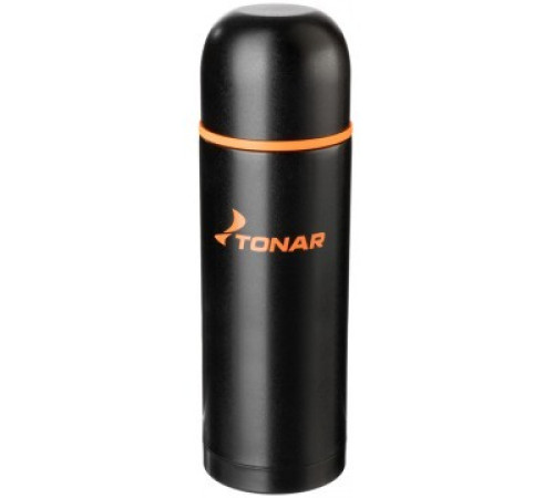 Термос TONAR 1000ML HS.TM-025  черный (дополн.пласт.чашка)