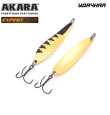 Блесна колеблющаяся Akara Expert Удачная 80 (18 гр) цвет 13/GO