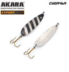 Блесна колеблющаяся Akara Expert Судачья 70 (17 гр) цвет 14/SIL