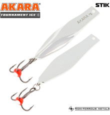 Блесна зимняя Akara Tournament Ice Stik, 8 гр цвет Sil