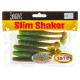Силиконовые приманки Lucky John Pro Series SLIM SHAKER 4,0in Z15, 6шт, виброхвост