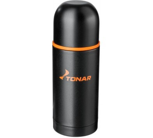 Термос TONAR 500ML HS.TM-023  черный (дополн.пласт.чашка)
