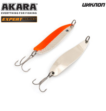Блесна колеблющаяся Akara Expert Циклоп 75 (13 гр) цвет 15/SIL