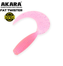 Силиконовые приманки Akara Eatable Fat Twister 45 мм, цвет #L7, 8 шт.