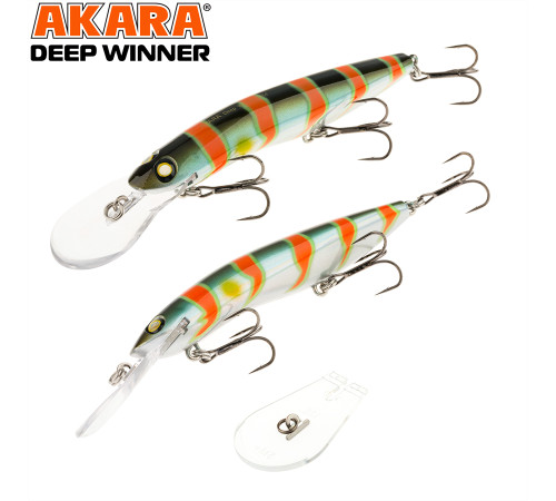 Воблер для троллинга Akara Deep Winner 125 F (цвет A106)