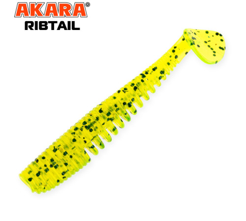 Силиконовые приманки Akara Ribtail 60 мм,  цвет #418, 6 шт.