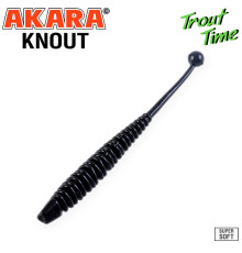 Силиконовые приманки Akara Trout Time KNOUT 2.5 Cheese, форелевая, 63,5 мм, цвет #422, 10 шт.