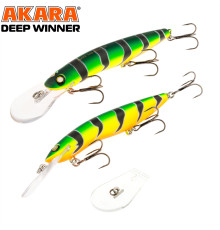 Воблер для троллинга Akara Deep Winner 125 F (цвет A107)