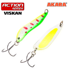 Блесна колеблющаяся Akara Action Series Viskan 65 (21 гр) цвет AB117