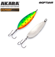 Блесна колеблющаяся Akara Expert Фортуна 80 (24 гр) цвет 7/SIL