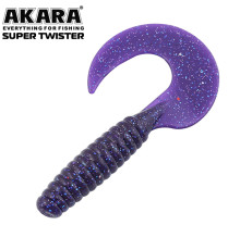 Силиконовые приманки Akara Super Twister 30 мм, цвет #X040, 7 шт.