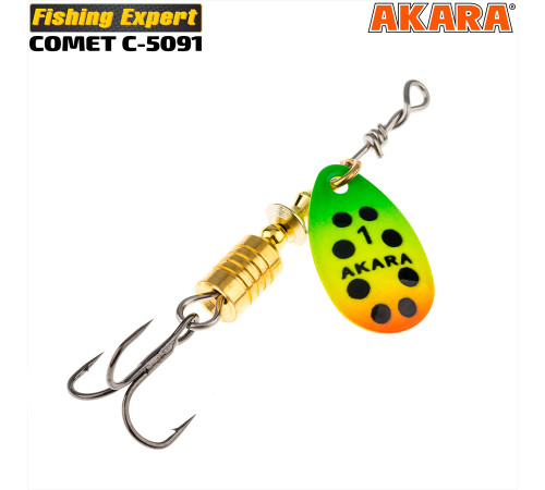 Блесна вертушка Akara Comet (10 гр) цвет 209