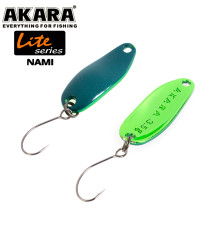 Блесна колеблющаяся Akara Lite Series Nami (1.5 гр) цвет GR-11
