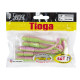 Силиконовые приманки Lucky John Pro Series TIOGA 3.4in T92, 6шт, виброхвост