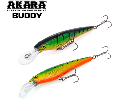 Воблер для троллинга Akara Buddy 85 F, цвет A99