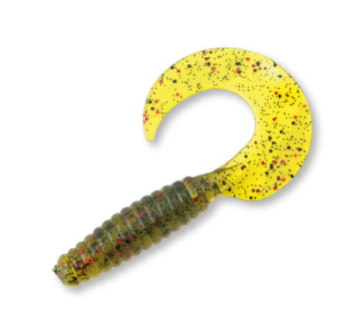 Силиконовые приманки Akara Super Twister 40 мм, цвет #K002, 5 шт.