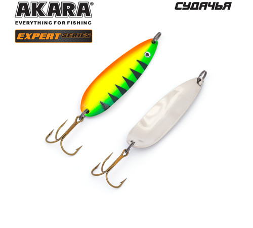 Блесна колеблющаяся Akara Expert Судачья 60 (9 гр) цвет 6/SIL