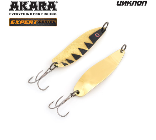 Блесна колеблющаяся Akara Expert Циклоп 50 (7 гр) цвет 13/GO