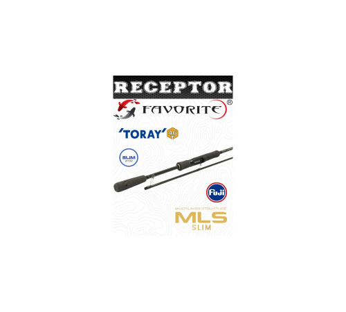 Спиннинг Favorite Receptor RCS-772ML, углеволокно, 2.32 м, тест 4-16, 103 г